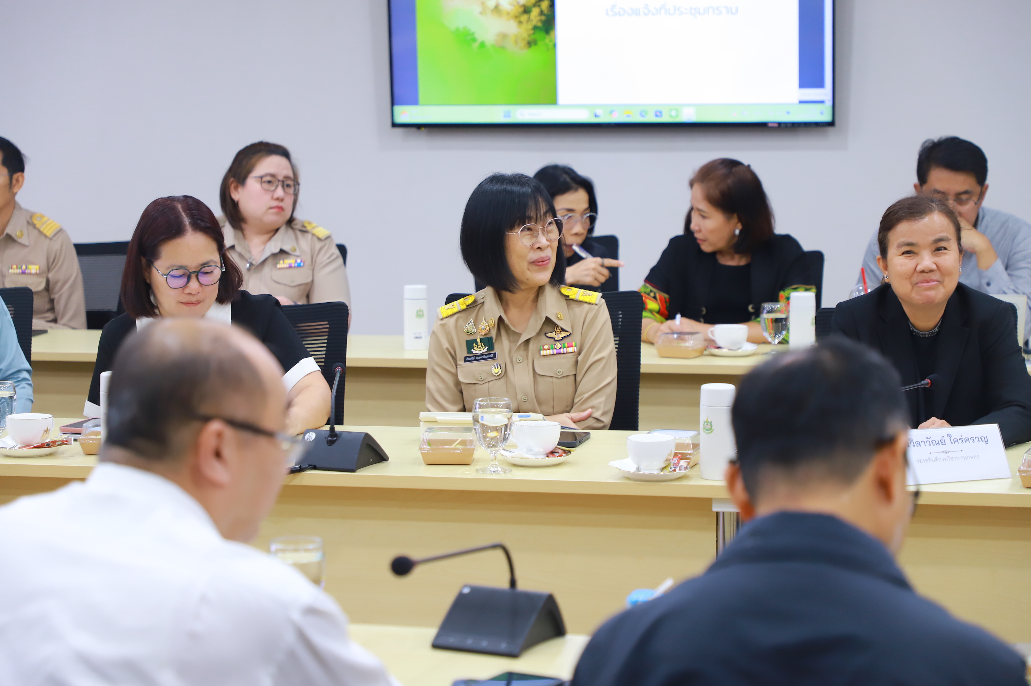 title - ส.ป.ก. ร่วมประชุมกับกระทรวงทรัพยากรธรรมชาติและสิ่งแวดล้อม หารือแนวทางการพัฒนาระบบตรวจสอบแหล่งที่มาของผลผลิตทางการเกษตร และการส่งเสริมการนำเศษวัสดุทางการเกษตรไปใช้ประโยชน์